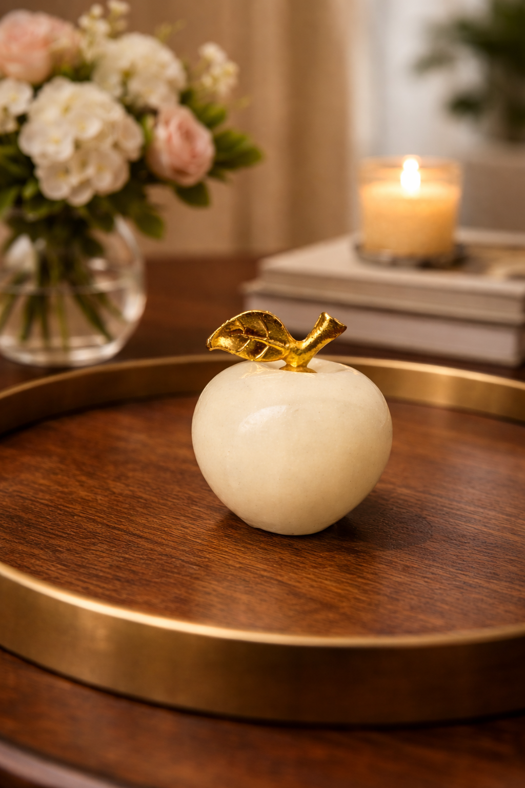 Onyx Apple – Handcrafted Decorative Accent