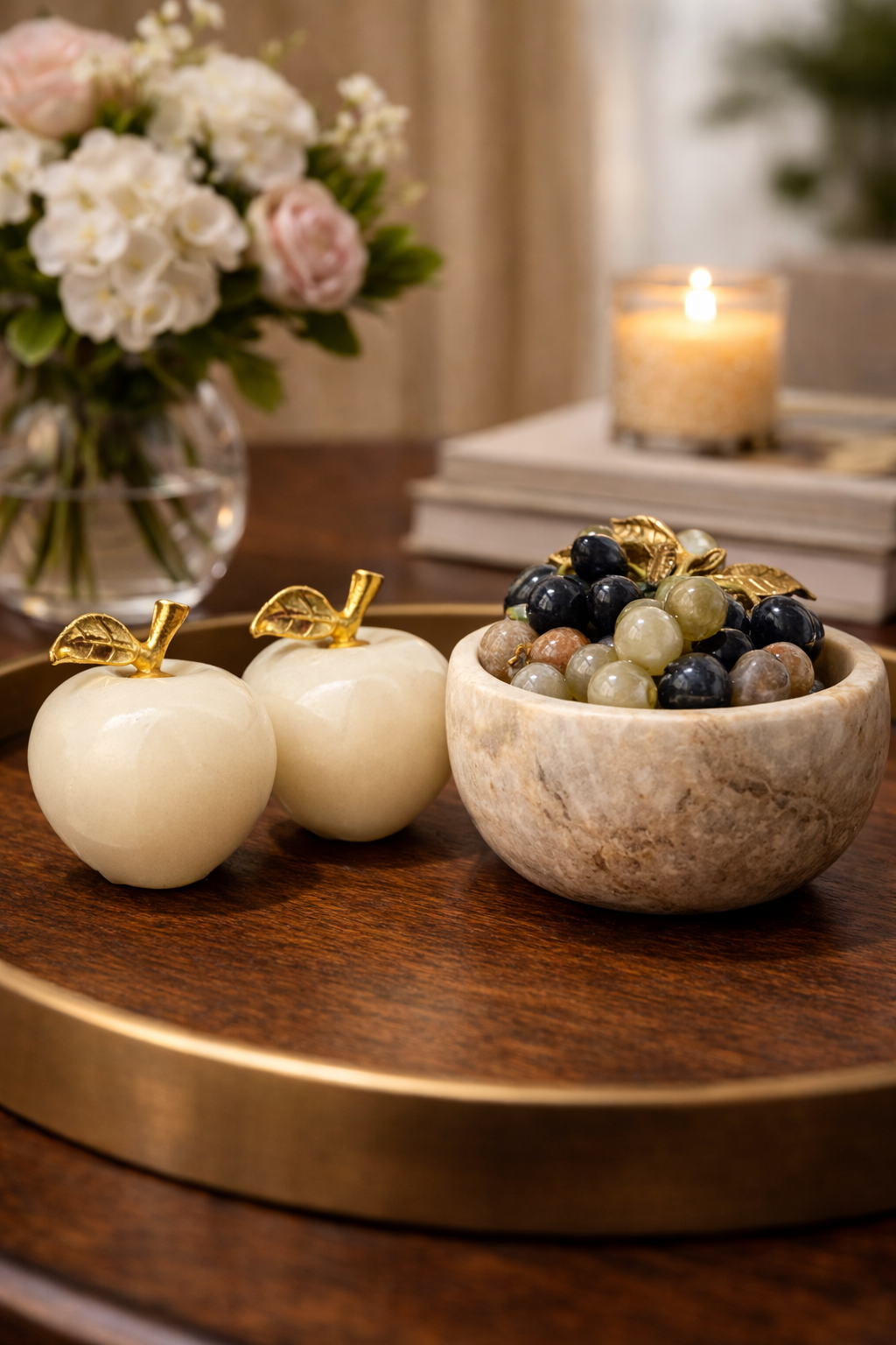 Onyx Apple – Handcrafted Decorative Accent