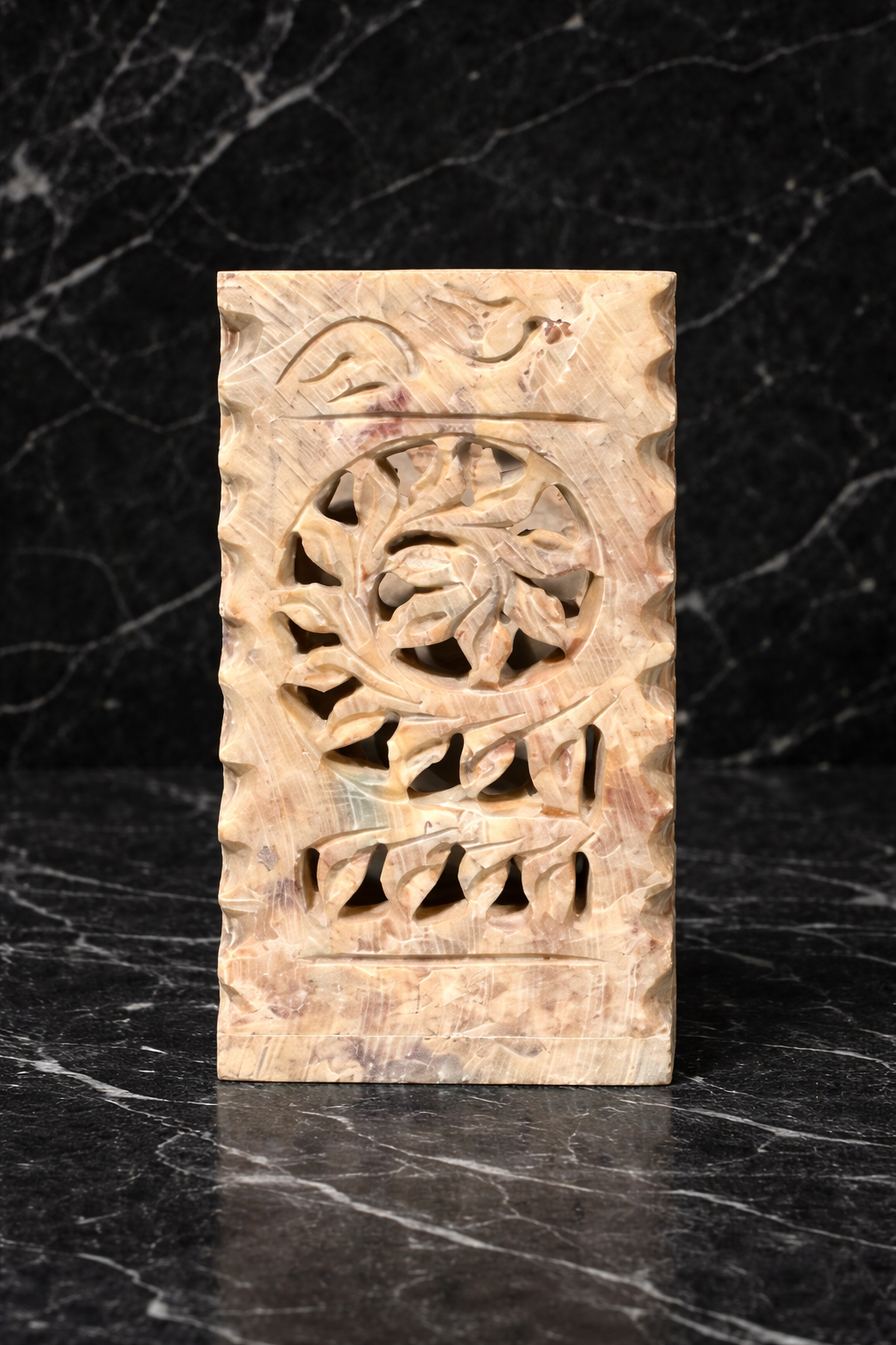 Hand-Carved Soapstone Multipurpose Stand