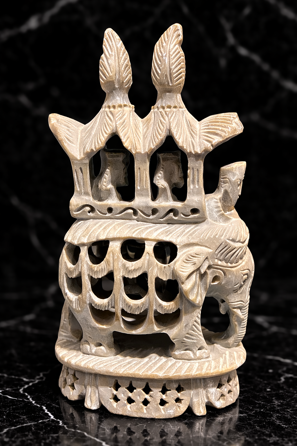 hand carved soapstone elephant statue nz luxury home decor stone elephant figurine handcrafted sculpture
