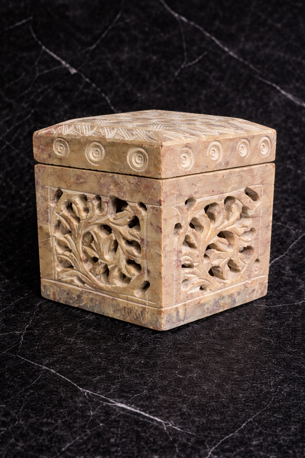 soapstone carved box nz natural stone decorative storage
