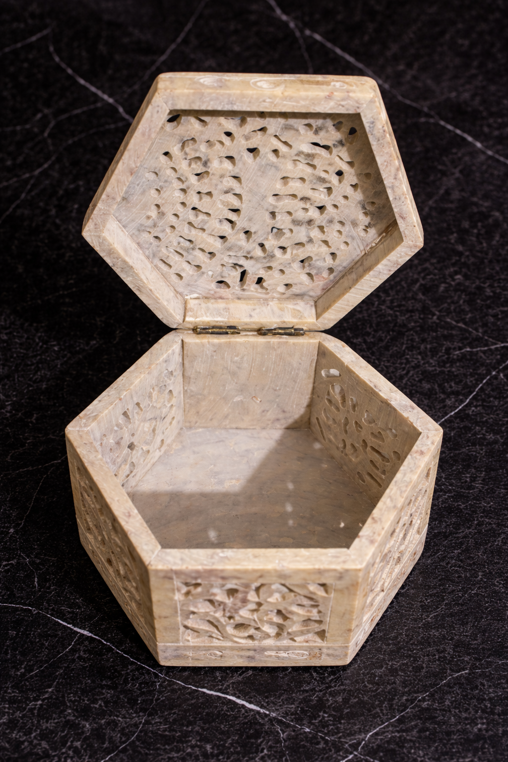 stone box intricate design texture natural decor nz