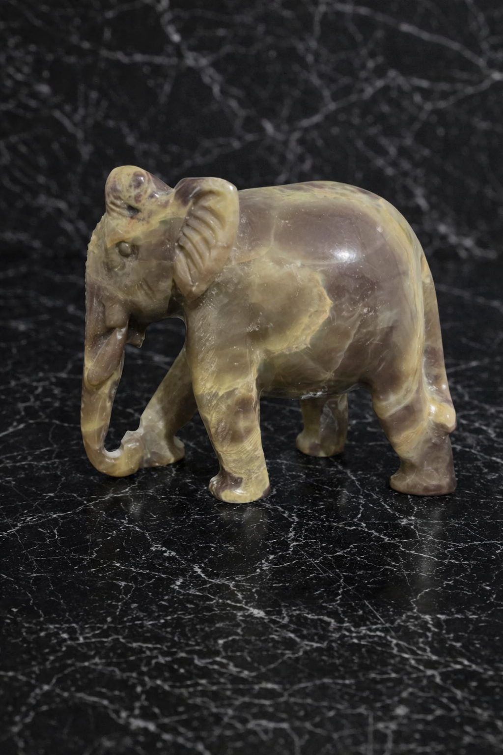 macro shot elephant figurine handmade stone craftsmanship nz