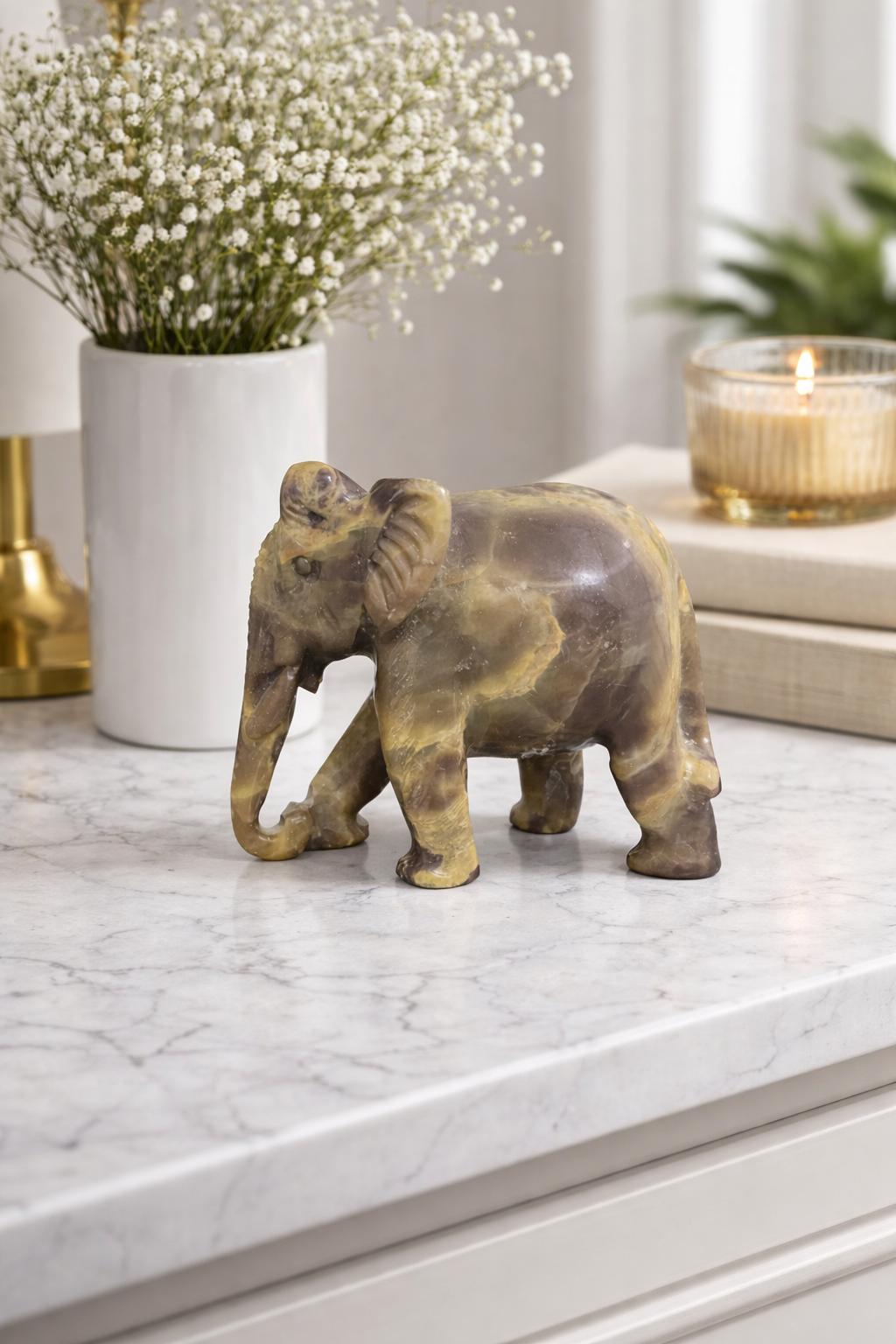 modern home decor elephant figurine table styling nz