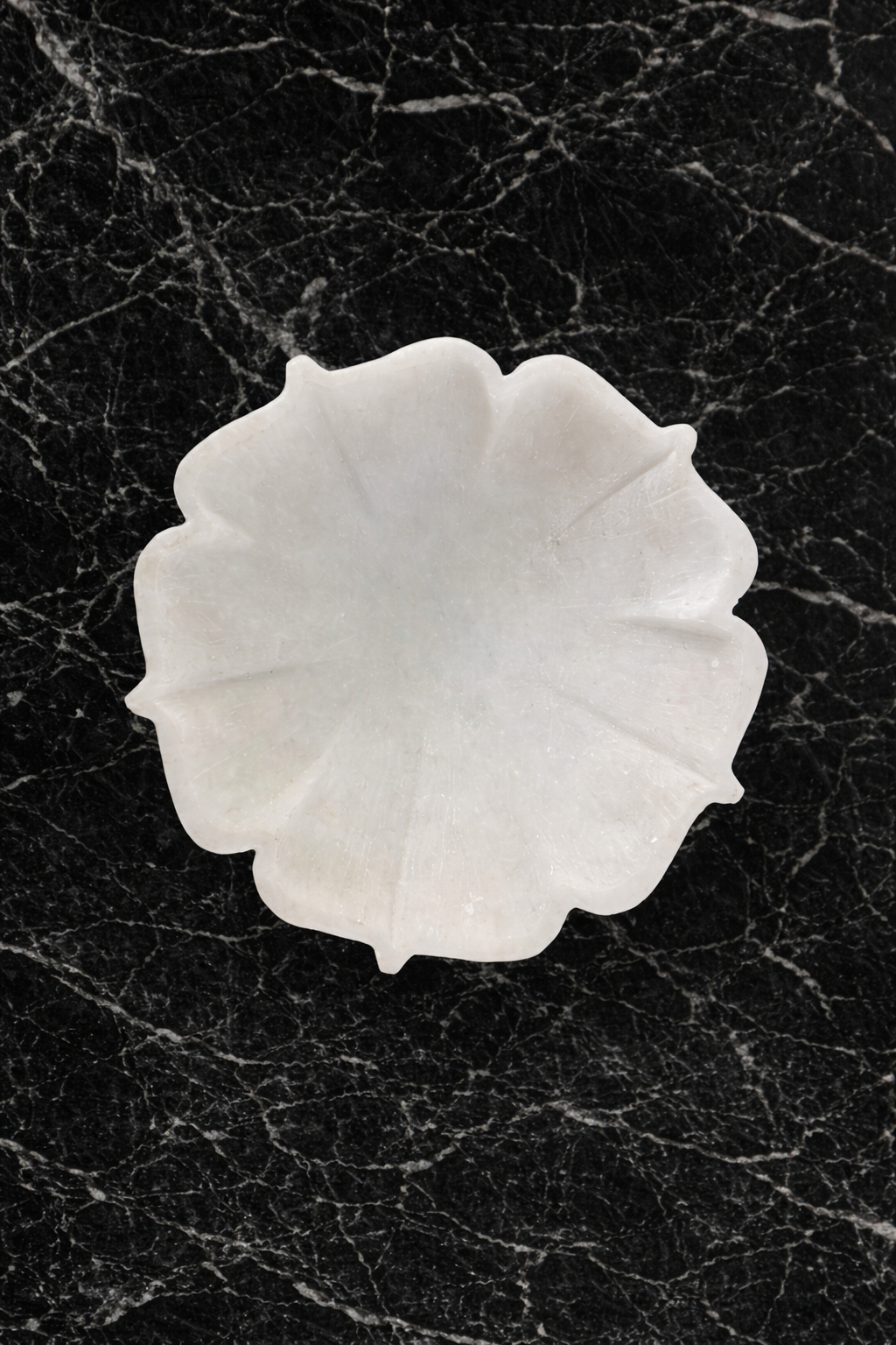 white marble decorative bowl nz on black marble background luxury stone tray minimalist home decor