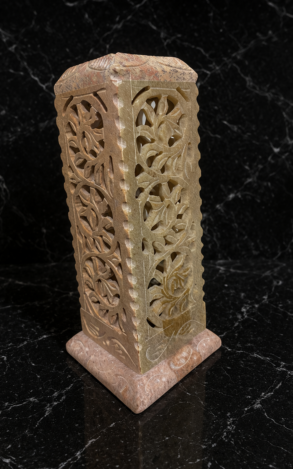 carved stone candle holder nz luxury home decor