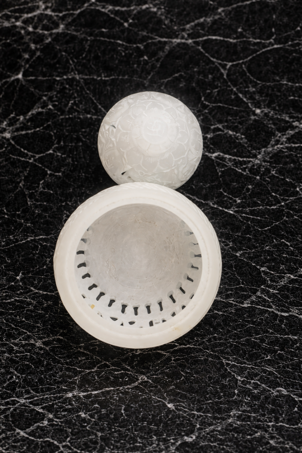 White Marble Elephant Candle Holder NZ