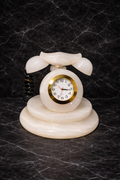handcrafted onyx desk clock vintage phone design luxury home decor nz