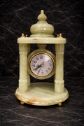 Luxury Onyx Mantel Clock NZ large, handcrafted onyx table clock elegant natural onyx home décor